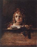 Rembrandt, Titus at His Desk